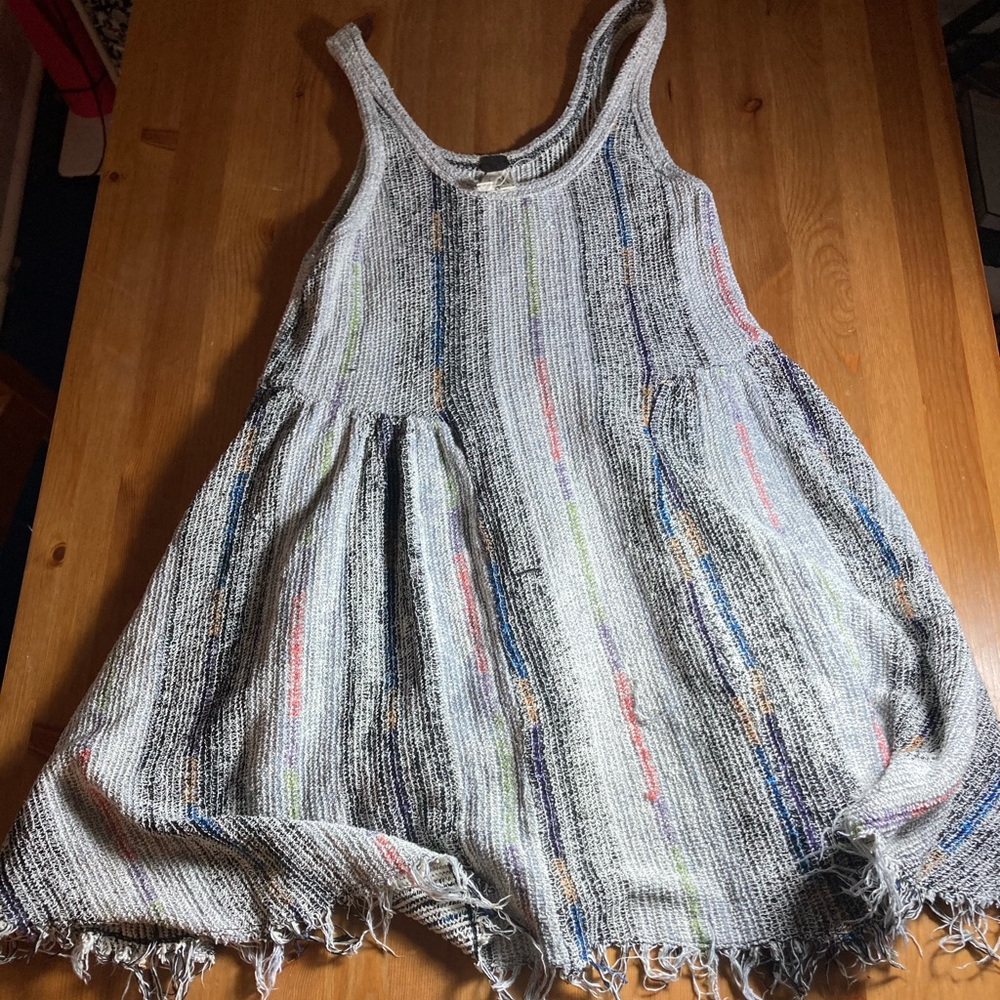 Free people gray knitted dress